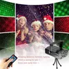 Mini éclairage de scène Projecteur LED Lumières laser Télécommande automatique Lumière disco activée par la voix pour la maison Noël DJ Xmas Party Club Décorations Lampe