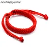 Fashion Red Thread Bracelet Display Lucky Multicolor Handmade Rope Line for Women Jewelry Lover Couple Christmas Gift