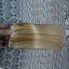 Wiązki 100% Human Włosów Wiązki Non-Remy Hair Extension 1 Pakiet Pakiety Surowe indyjskie splot włosów mogą być farbowane splot, podwójnie narysowane, bez rzucania