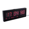 48 cm Digitale Wall Clock Big LED Time Kalender Temperatuur Desk Tafel Klokken LED Muurhorloge Relogio de Parede Home Decoracion