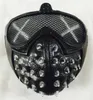 Halloween Punk Devil Cos Anime Stage Mask Ghost Steg Street Rivet Death Masks Cosplay Stage Party Face Masks