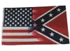Nueva bandera estadounidense de 90 * 150 cm con bandera confederada de la guerra civil rebelde nuevo estilo Venta caliente Bandera de 3x5 pies 30 piezas DHL