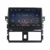 Quad Core 10.1" Android 7.1 Autoradio Lecteur DVD de voiture pour Toyota Yaris Vios 2013-2015 avec 2 Go de RAM Radio GPS WIFI Bluetooth USB 16 Go ROM