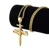 boys gold cross necklace