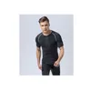 T-shirt SLIM pour hommes Sous-vêtements amincissants Body Shaper pour hommes T-shirts de compression à séchage rapide