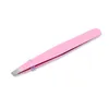 New Lady Eyebrow Tweezers Hair Removal Stainless Steel Beauty Slant Tip eyebrow clip Makeup Tools