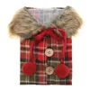 크리스마스 와인 병 커버 가방 bowknot 파티 병 장식 세트 새 해 크리스마스 노엘 홈 디너 테이블 장식 용품
