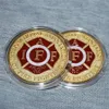 Frete Grátis 10 Pçs / lote, Paramédico Médico de Emergência / IAFF - Fire Desafio Coin