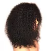 Korte Bob Afro Kinky Krullend Peruaans Menselijk Haar Full Lace Pruiken Babyharen Pre Geplukt Natuurlijke Haarlijn Kant Front Pruik Gebleekte Knopen