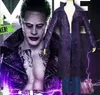 Joker Suicide Squad Jared Leto Lila Coat med byxor