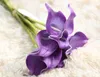 Cheap Artificial PU Mini Bridal Flower Calla Bouquet Real Touch Flowers For Home Decoration Wedding Decorative Flowers 12 Colors O8122903