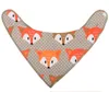 Meerdere kleuren baby bandana kwijlen slabbetjes voor meisjes jongens van absorberend katoen baby cadeau 4pcs / set