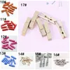 100 sztuk / partia Kolorowe Cute Małe drewniane klip Mini Wood Clips 3.5 * 0.7cm Pegs do wiszące ubrania Papierowe zdjęcie Wiadomość Craft Craft