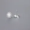 Everfast 10Pairs/Lot Sun Earring Minimalistic Spike Flower Stainless Steel Earrings Studs Fashion Ear Jewelry For Women Girls T109