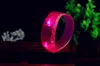 Röstkontroll Ljud aktiverat Lysande Blinkande LED Armband För Party Konserter Ljus upp Handled Band Shining Flash Wristband Fast Ship