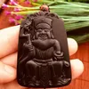 Natural Hetian black jade Fortune Pendant Pendant