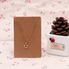 High Quality 6x9cm Kraft Jewelry Cards Paper Earrings Card Necklace Display Packaging Card Tags