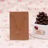 High Quality 6x9cm Kraft Jewelry Cards Paper Earrings Card Necklace Display Packaging Card Tags9024073