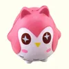 طفل ألعاب جديدة وصول Kawaii Squeeze Jumbo Cartoon Owl Doll Scupped Squishy Fun Fun Funder Fund