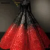 Long Sleeve Shine Sequin Arabic Ball Gown Formal Evening Party Dress Dubai Turkish Evening Gowns Dresses Vestido De Festa