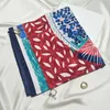 POBING 100% Twill Scarf Women Fashion Foulard NeckerChief Multicolor Leaf Print Scalves Stora fyrkantiga hals Wrap New Beach Handduk 130315U