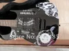 Precio al por mayor vendedor Guitarra caliente Guitarra eléctrica de alta calidad Nueva negro KH-2 Kirk Hammett Ouija blanco