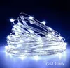 10 M 100LED Copper Wire Lamp 12V1A Zasilacz Wodoodporna Kolorful Wnętrze Światło Dekoracji Wnętrz Na Boże Narodzenie