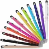 Muti-fuction kapacitiv stylus beröring penna 2 i 1 bollpunkt penna pekskärmpenna för iPad iPhone 6 7 8 Samsung Tablet PC