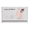 LED 터치 스크린 메이크업 미러 전문 컴팩트 거울 16/22 LED 조명 휘도 조절 360 회전 J1430