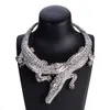 Punk yaka kolye vintage choker hippi boho önlük tıknaz deyim festivali festival çingene takı tam rhinestone timsah pe279u