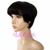 قصات الشعر البشرية البرازيلية قصيرة بوب قصات الشعر الطبيعي 7A البشر الدانتيل الكامل مع شعر الطفل الدانتيل