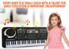 1pc multifonction 61 touches éducation précoce musique clavier électronique avec Mikephone Kid Piano orgue enregistrement lecture avec vente au détail pa3050070