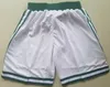 Venda de produtos vingage shorts esportivos masculinos para atacado branco verde preto cores uniofrms de basquete tamanho S-XXL