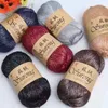 100Gball Silk Cotton Knitting Garn virkning Tjocket Ullgarn för handstickning Scarftröja Egofriendly4801481