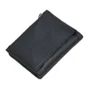 Double zipper bulk wallet anti-RFID steal fashion short casual men's wallet new genuine leather wallet