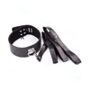 7pcs Bondage Harness Handschellen Fußfesseln Cat Eye Blinder Gag Cross Strap Paddle Kit #R97