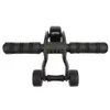 Ab Wheel Fiess Equipment with 3 Wheels Roller for Exercise Training Easy to Install Remove, Very Handy and Portable