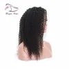360 يشبع الانسان الشعر الباروكات للنساء السود غريب مجعد البرازيلي الماليزية بيرو الشعر 130٪ الكثافة قبل التقطه
