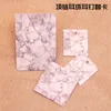 DIY handmade jewelry earring necklace packing card cute stud/drop earring display card 100pcs per lot simple marble line tags