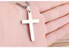 Pretty Gold Chain Jewelry Cross Pendant Necklace Link Chain Necklace Statement Charm Jewelry Black Silver Gold Plated Cross Necklaces