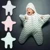 New Arrival Cute Starfish Baby Sleeping Torba Zima Baby Sleep Worki Ciepłe Koc dziecka Swiastdle Sleepsacks