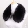 Moda Unisex Faux Fur Collar Scarf Szal Neck Mężczyźni Kobiety Wrap Steole Scarves Faux Fur Winter Collar OUC2156
