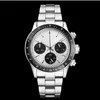 New Men 's Chronograp 빈티지 영원한 Paul Newman Japanese Quartz Stainless Steel Men Mens Watches Wristwatches291p