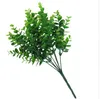 Christmas Tree Ornaments Artificial Plants Plastic Green Plants Artificial Leaf Stems For Home Office Party Decoration