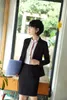 Formele vrouwelijke vrouwen rok pakken met jassen en rok voor vrouwen zakelijke werk dragen vrouwelijke kantoor uniform ontwerpen blazers sets