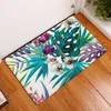 Absorción de agua alfombras de puerta colorido tropical flamenco pavo real pájaro pájaro patrón muti propósito dormitorio alfombras decoración