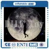 Envío gratuito a puerta, globo inflable gigante personalizado con forma de luna, bola inflable con forma de luna con luces LED, globo con forma de luna con luz LED