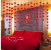 2.7m Fashion Love Heart Rideau Drapeau Décoration Valentine Jour Mariage Partie de mariage non tissé Garland 6zsh282