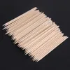 1 Pack 80-100 stks Nail Art Orange Wood Stick Cuticle Pusher Remover Manicure Pedicure Care Pusher Beauty Nails Tools