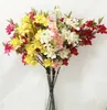 Rama de flor de manzana falsa, tallo de árbol de manzana Begonia para evento, árbol de boda, flores decorativas artificiales